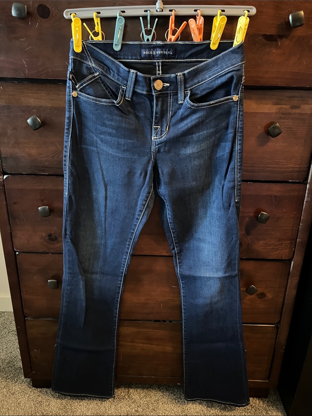 Rock & Republic Dark Indigo Bootcut Jeans